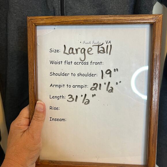 Adidas Men’s Full Zip Fleece Jacket Size Large Tall Hooded Charcoal Gray NEW - Picture 7 of 7